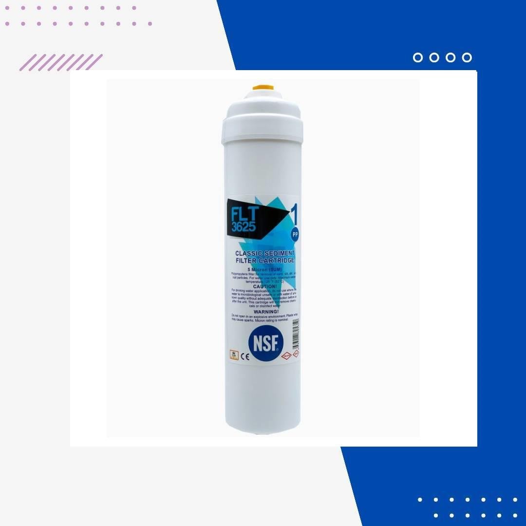 Nsf Onaylı Çubuklu 12'' 1 Numara Sediment Filtre (Spun Filtre)