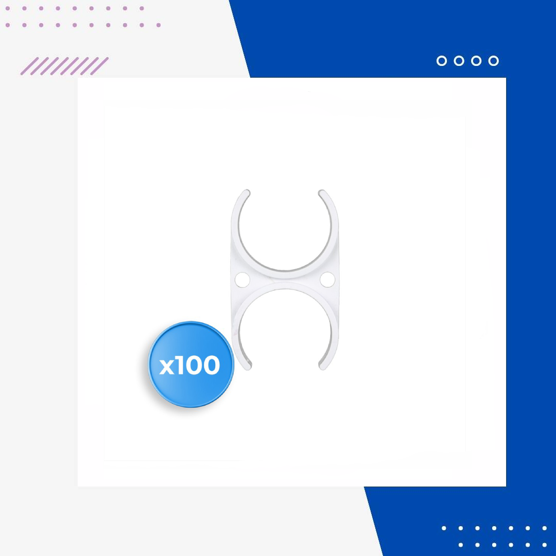 Su Arıtma Cihazları İçin 2.5''*2.5'' Kelepçe (Klips) 100 Adet