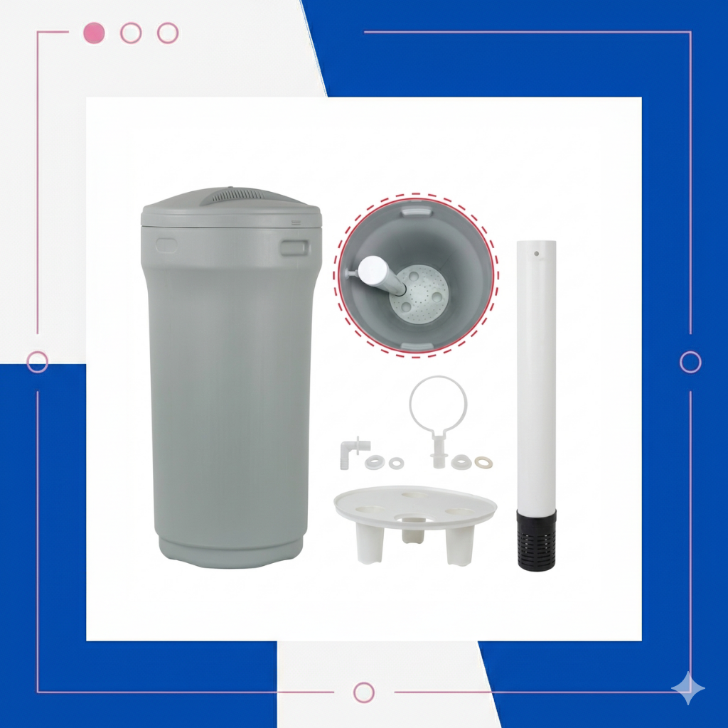 Tuz Tankı - 100 Lt. Oval (Full Takım)