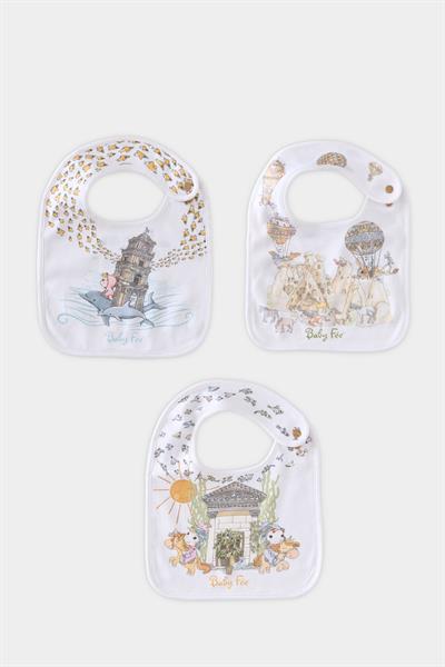 3'lü Bebek Önlük Seti