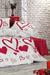 Cotton Collection Ranforce Tek Kişilik Nevresim Takımı Amor Kırmızı