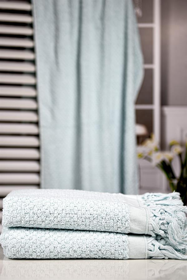 Menderes Home Cotton Collection Bukle Banyo Havlusu Peşkir Mint