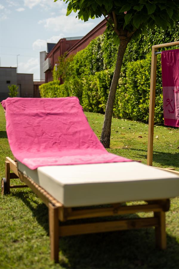 Menderes Home Cotton Collection Bukle Plaj Havlusu Çapa Fuşya