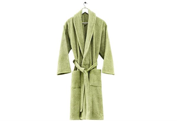 Menderes Home Cotton Collection Bukle XLarge Bornoz Düz Yeşil