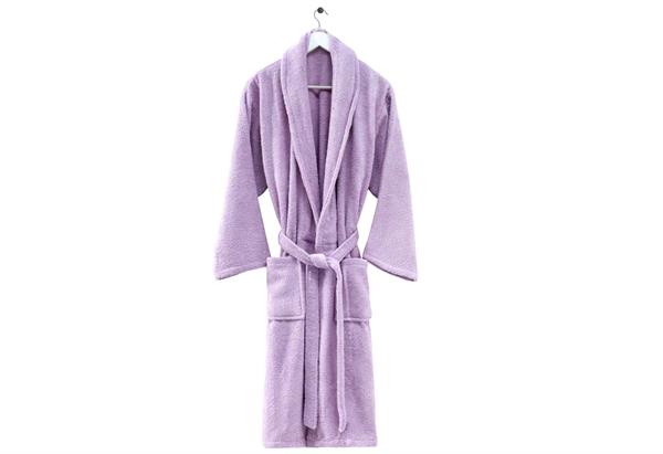 Menderes Home Cotton Collection Bukle XLarge Bornoz Düz Lila