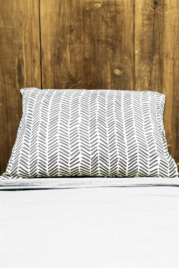 Menderes Home Cotton Collection Flanel 2'Li Yastık Kılıfı Balıksırtı