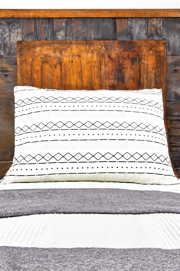 Menderes Home Cotton Collection Flanel R 2'Li Yastık Kılıfı Zigzag