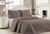 Menderes Home Cotton Collection Microfiber Tek Kişilik Kapitone Yatak Örtüsü Takımı Kakao