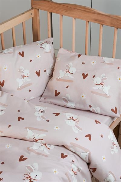 Cotton Collection %100 Pamuk Bebek Nevresim Takımı Bunnies