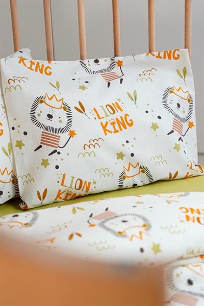 Cotton Collection %100 Pamuk Bebek Nevresim Takımı Lion