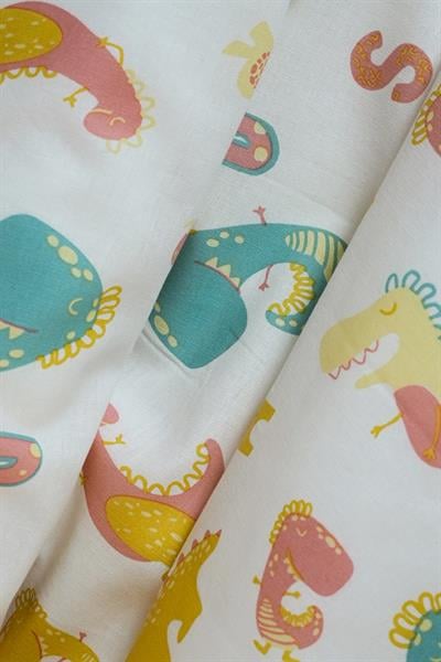 Cotton Collection %100 Pamuk Bebek Nevresim Takımı Dinosaurs