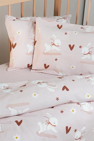 Cotton Collection %100 Pamuk Bebek Nevresim Takımı Bunnies