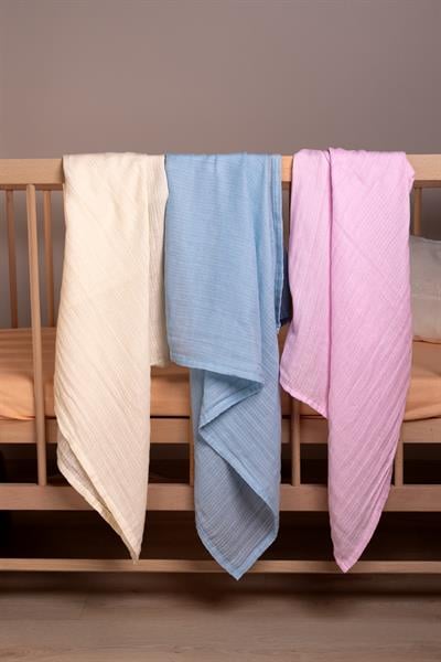 Cotton Collection Bebek 3'lü Müslin Set Plume