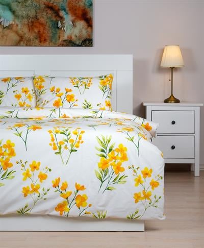 Cotton Collection Çift Kişilik Nevresim Seti Daisy