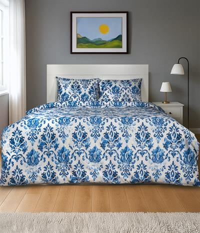 Cotton Collection Çift Kişilik Nevresim Seti Akdeniz