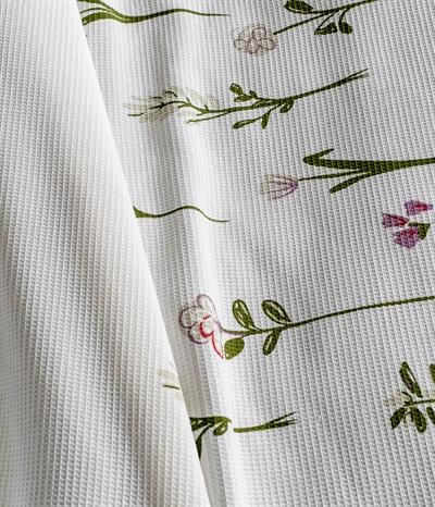 Cotton Collection Çift Kişilik Pike Fleur