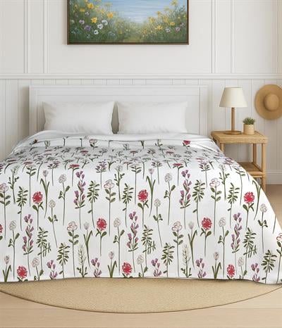 Cotton Collection Çift Kişilik Pike Fleur