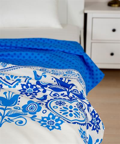 Cotton Collection Çift Kişilik Pike Tulip