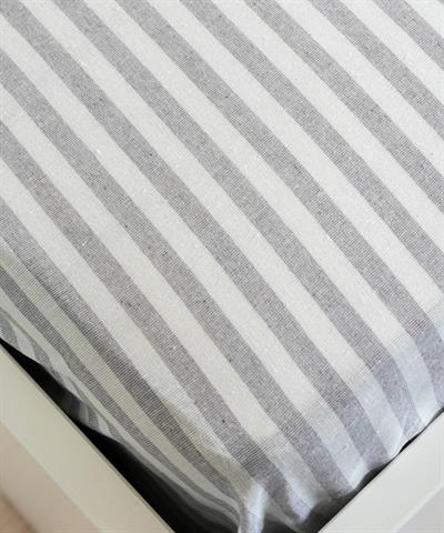 Cotton Collection Çizgili Çarşaf Seti D1