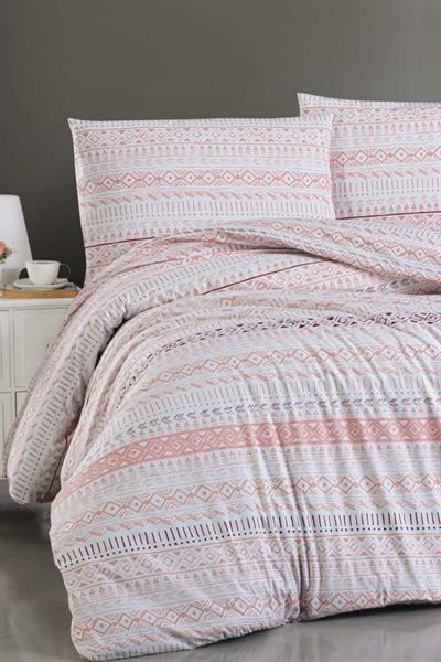 Cotton Collection Ranforce Tek Kişilik Nevresim Seti Havana