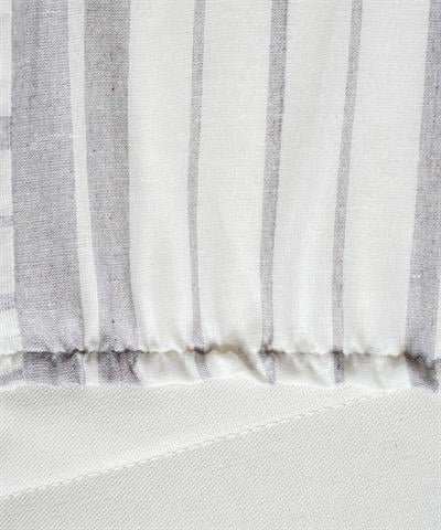 Cotton Collection Tek Kişilik Çizgili Çarşaf Seti Mistray