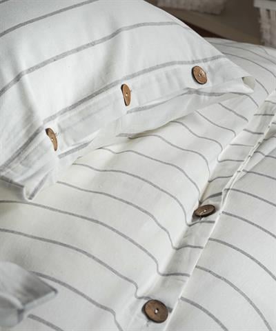 Cotton Collection Tek Kişilik Çizgili Nevresim Seti Rayuna