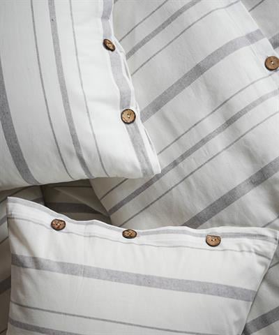 Cotton Collection Tek Kişilik Çizgili Nevresim Seti Solinea