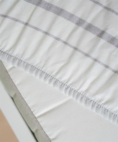 Cotton Collection Tek Kişilik Çizgili Çarşaf Seti Solinea
