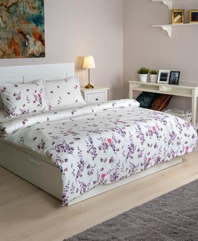 Cotton Collection Tek Kişilik Nevresim Seti Flora