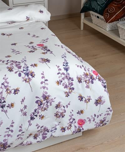 Cotton Collection Tek Kişilik Nevresim Seti Flora