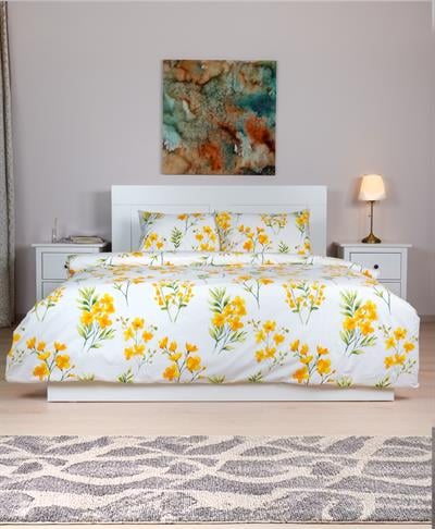 Cotton Collection Tek Kişilik Nevresim Seti Daisy