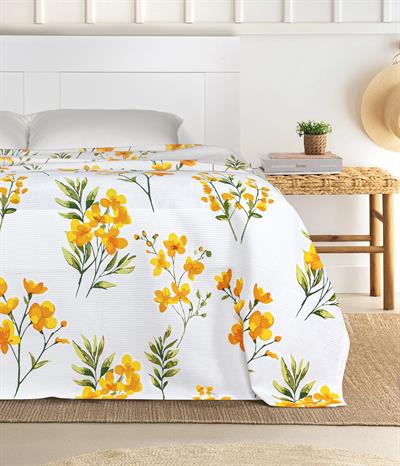 Cotton Collection Tek Kişilik Pike Daisy