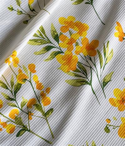 Cotton Collection Tek Kişilik Pike Daisy