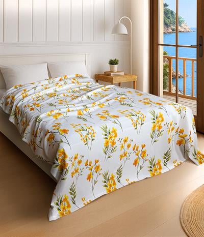 Cotton Collection Tek Kişilik Pike Daisy