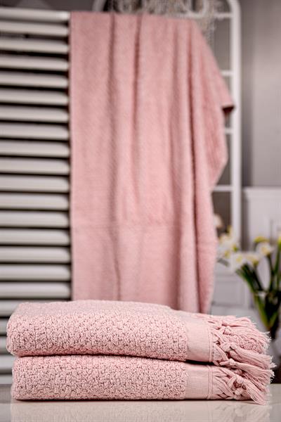 Menderes Home Cotton Collection Bukle Banyo Havlusu Peşkir Pudra
