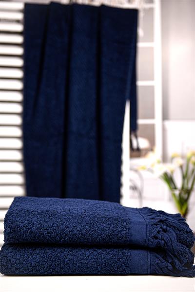 Menderes Home Cotton Collection Bukle Banyo Havlusu Peşkir Lacivert