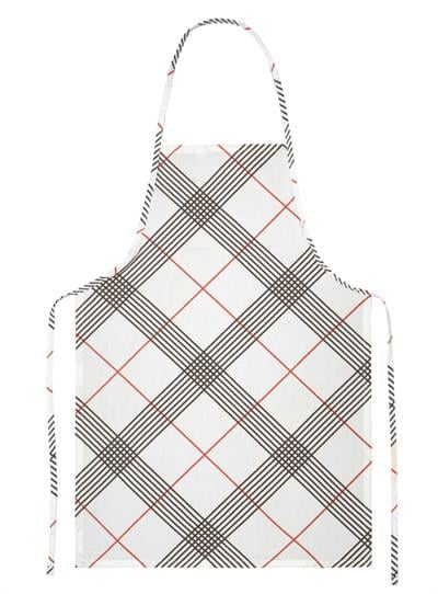 Menderes Home Cotton Collection Döşemelik Mutfak Önlüğü Grey Red