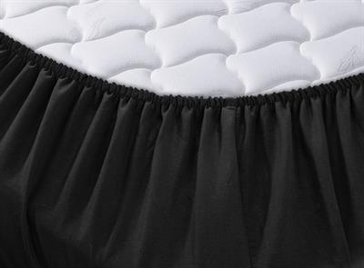 Menderes Home Cotton Collection Ranforce Tek Kişilik Fitted Düzboya Siyah