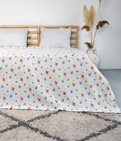 Menderes Home Cotton Collection Tek Kişilik Pike Flowers