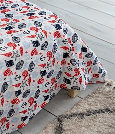 Menderes Home Cotton Collection Tek Kişilik Pike Deniz