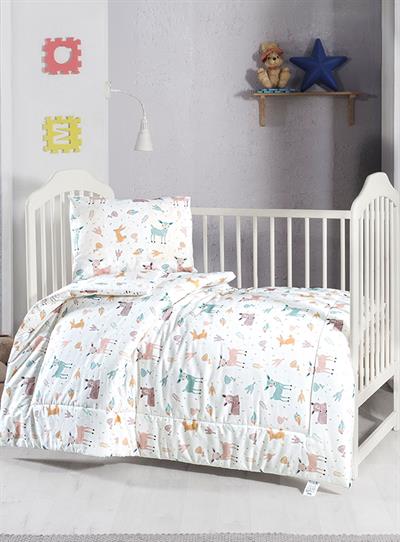 Menderes Home Lanotte Ranforce Bebe Yorgan+Yastık Kılıfı Geyik