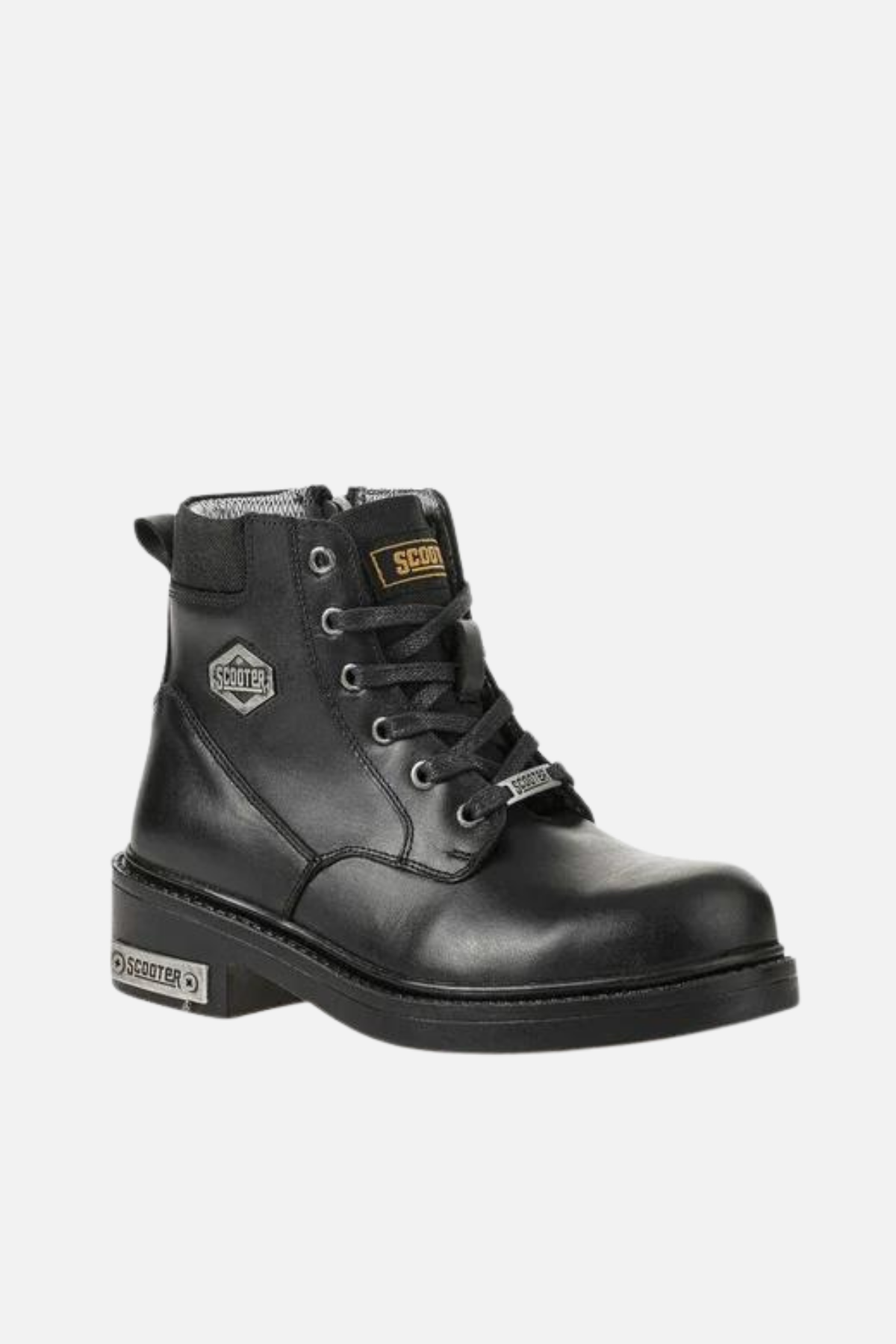 Scooter Deri Siyah Erkek Bot M5121DS