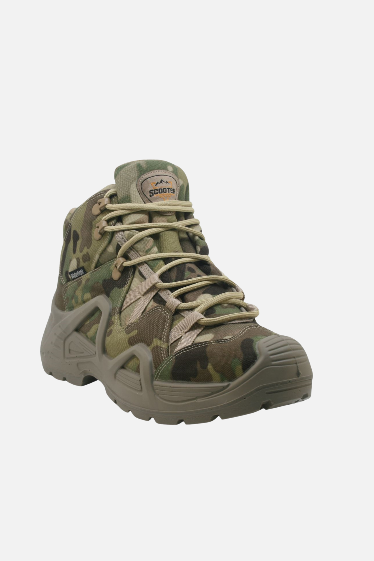 Scooter Tekstil Su Geçirmez Tactical Kamuflaj Erkek Bot P1492KMJ