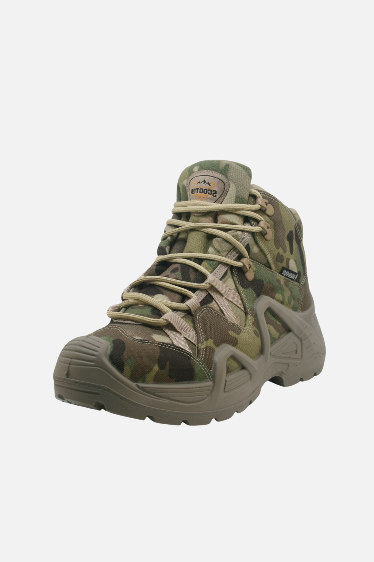 Scooter Tekstil Su Geçirmez Tactical Kamuflaj Erkek Bot P1492KMJ