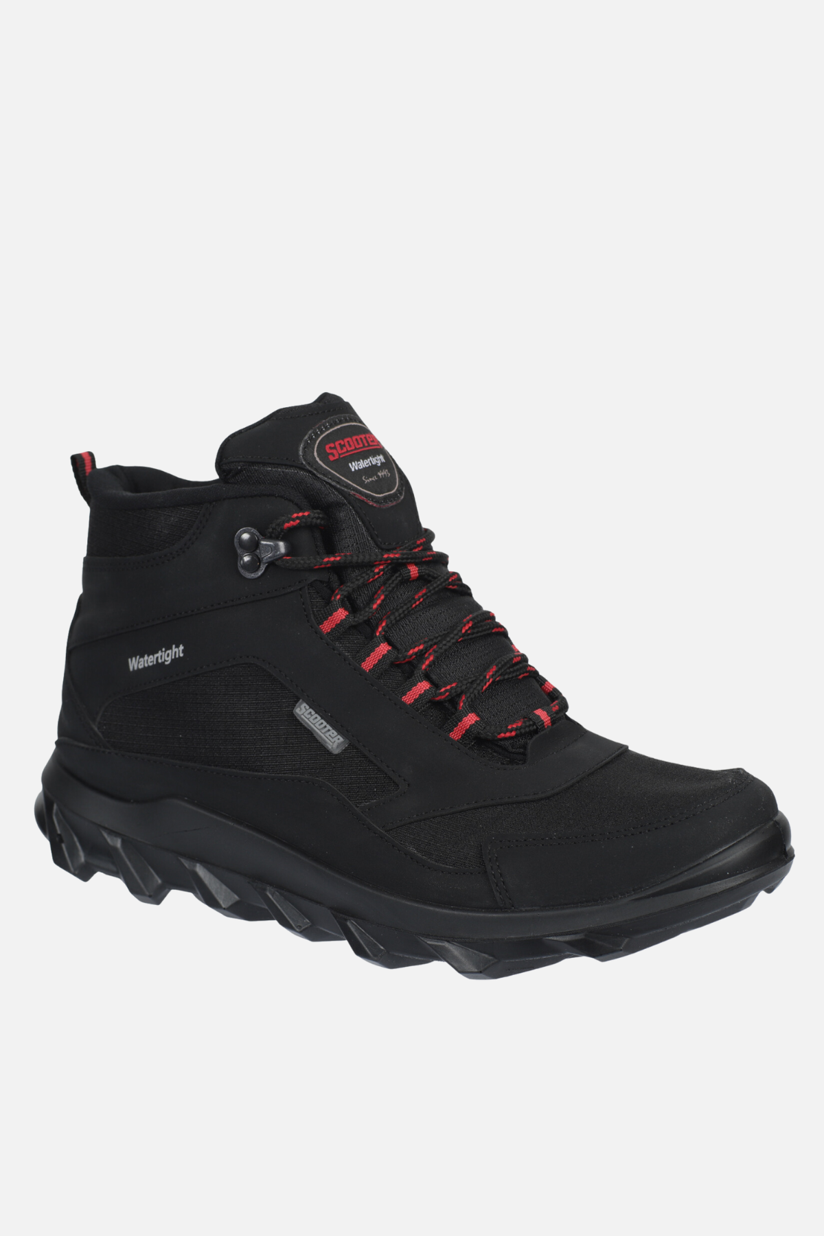 Su Geçirmez Siyah-Kırmızı Erkek Bot M7200TSK
