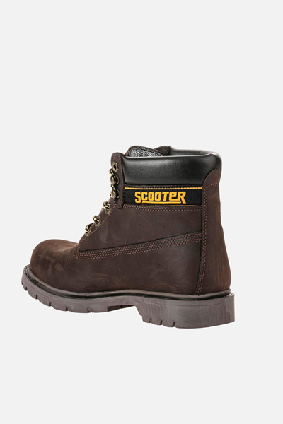 Scooter Su Geçirmez Deri Kahverengi Kadın Bot G5130NKA