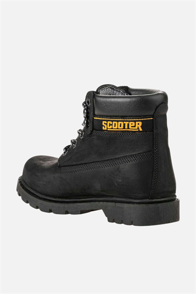 Scooter Su Geçirmez Deri Siyah Erkek Bot M5130NS