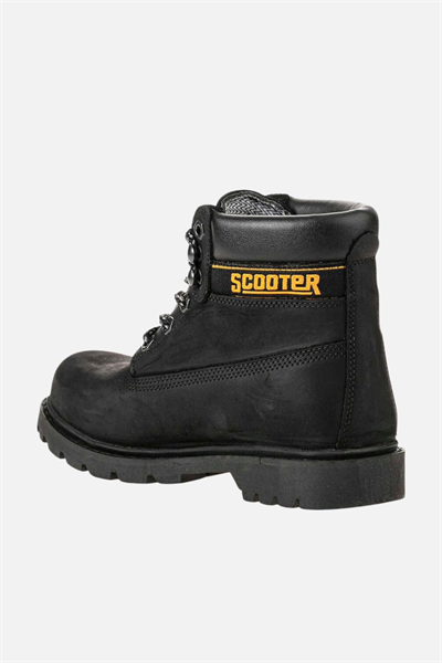 Scooter Su Geçirmez Deri Siyah Kadın Bot G5130NS