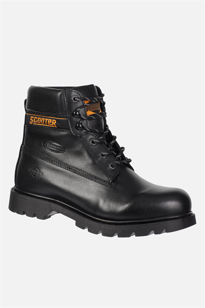 Scooter Su Geçirmez Deri Siyah Kadın Bot G5130DS