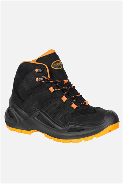 Scooter Deri Su Geçirmez Tactical Siyah-Turuncu Erkek Postal P3102NST